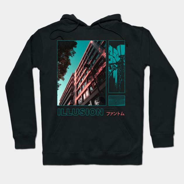 ILLUSION - ファントム Hoodie by Cero